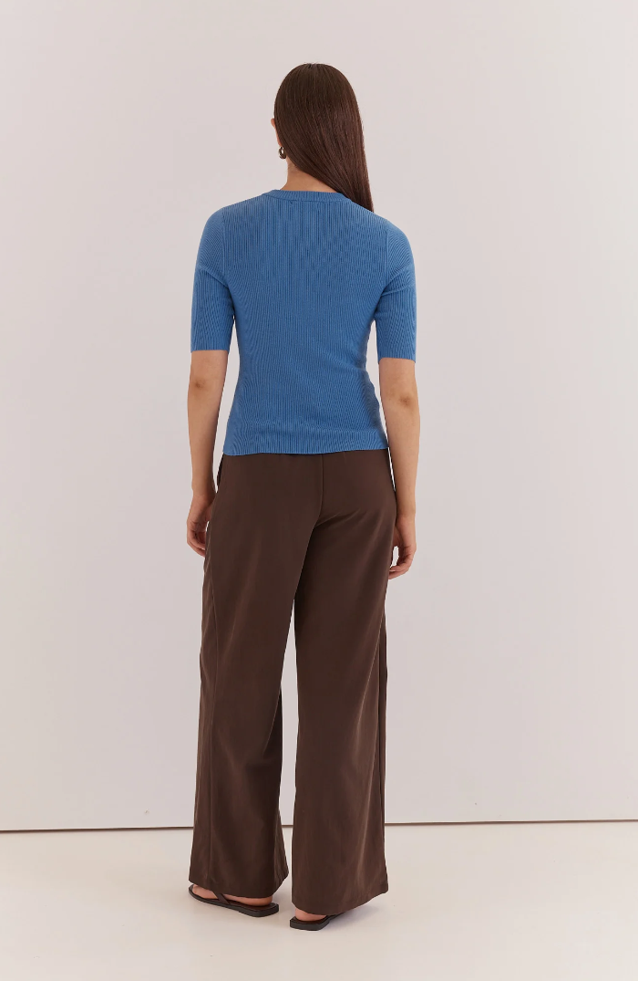 SASS NATALIE TROUSER CHOCOLATE