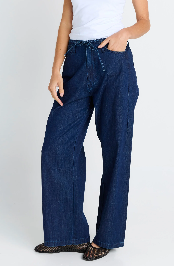 BETTY BASICS GOLDIE JEANS DARK BLUE