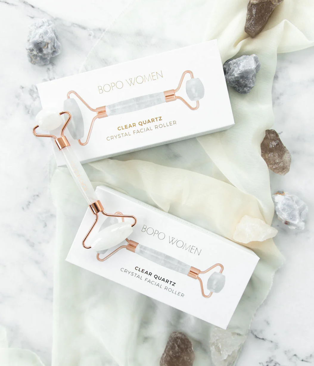 BOPO CLEAR QUARTZ FACIAL ROLLER