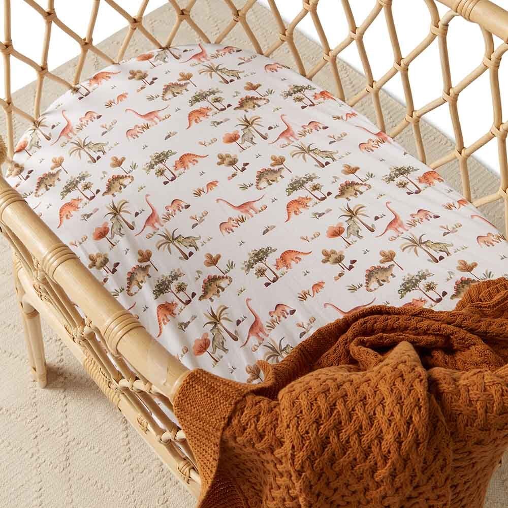 SH DINO CHANGE/BASSINET SHEET