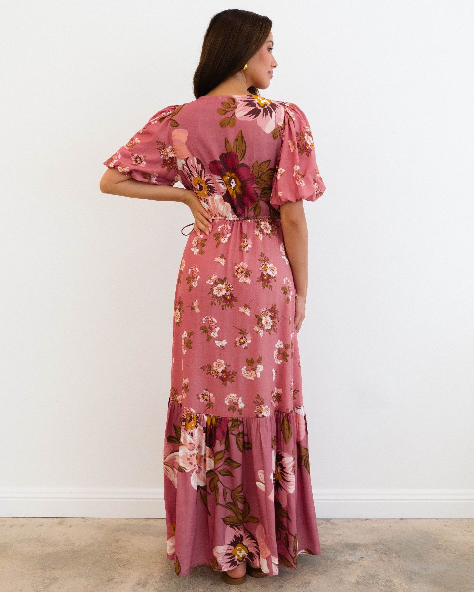 LABEL OF LOVE FIRST BLUSH MAXI DRESS