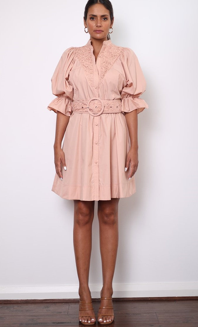 LPE114D ROZA DRESS PEACH