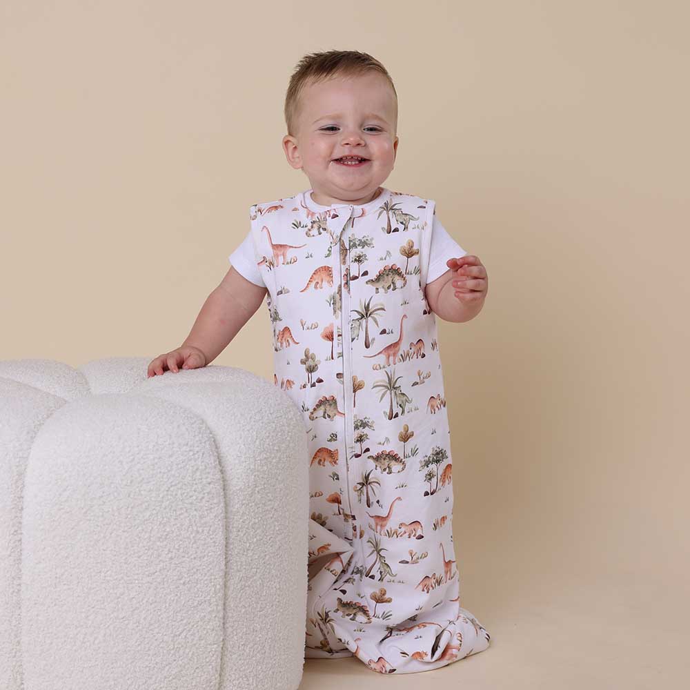 SNUGGLE HUNNY DINO ORGANIC SLEEPING BAG 1.0 TOG