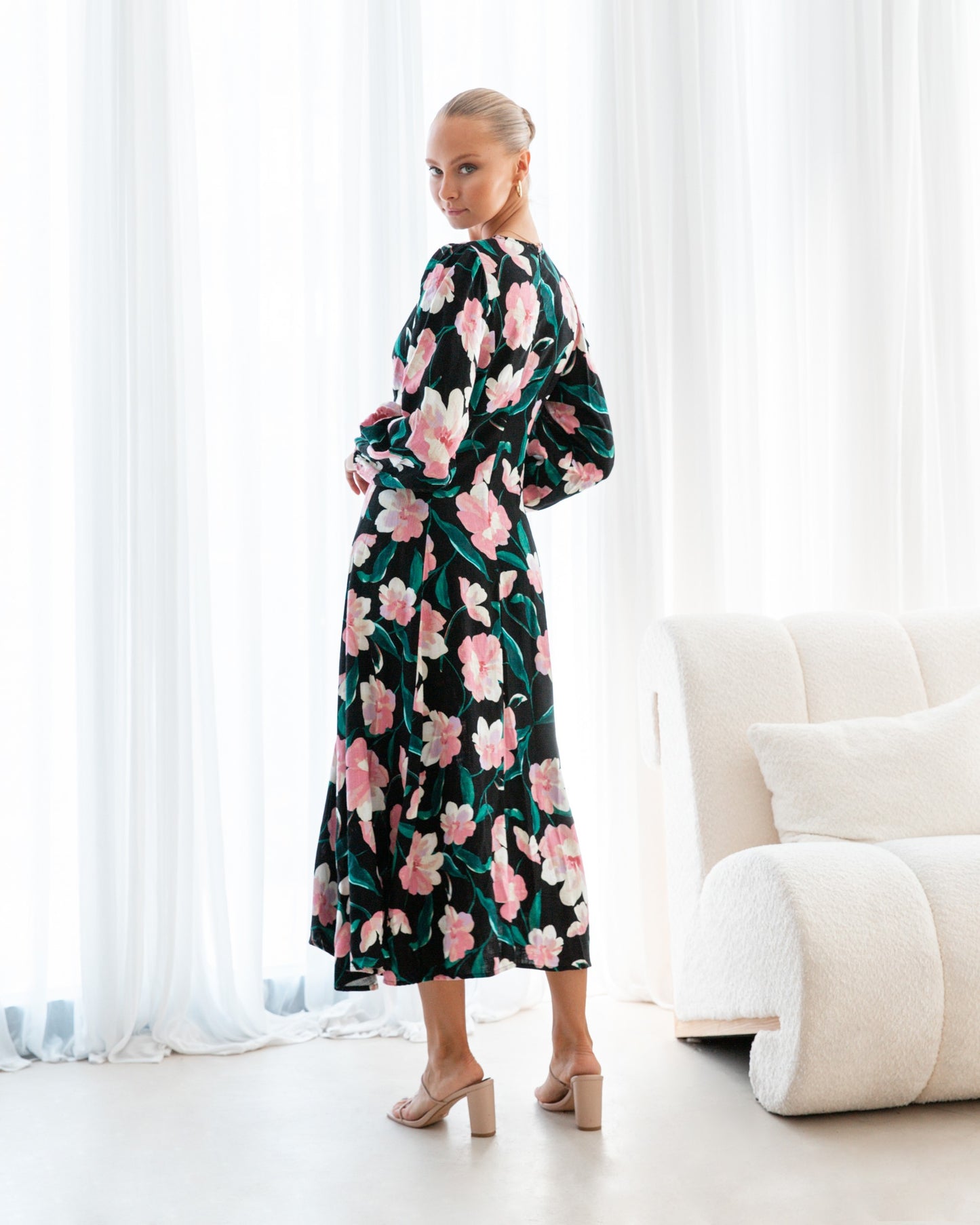 TFE9092 TAYLA FLORAL DRESS