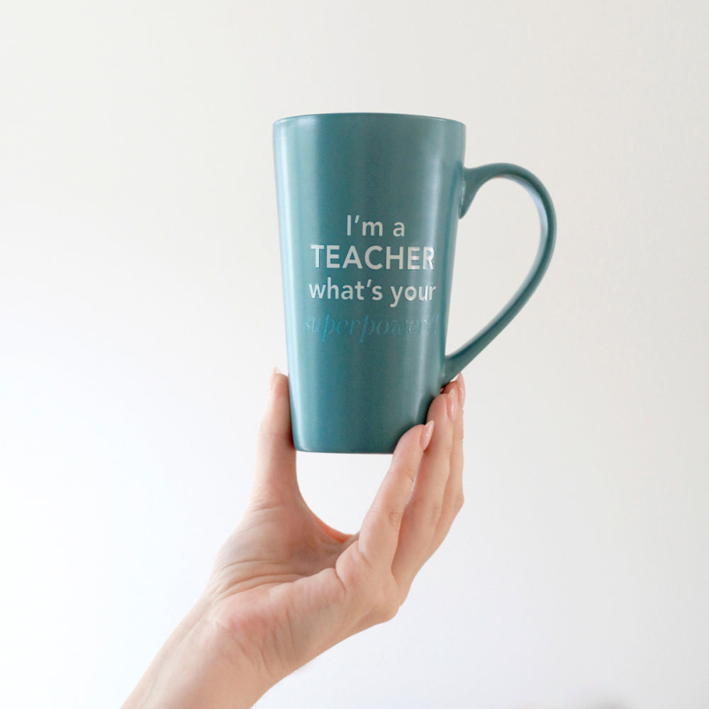TEACHER COFFEE LATTE MUG