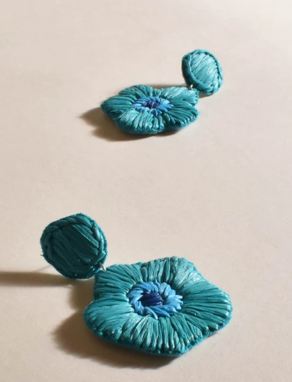 AEA-3015TEALMULT FLOWER DROP