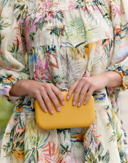 AVD-1518 ADORNE CLUTCH YELLOW
