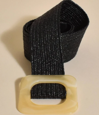 ABD-0590 RESIN BLK WEAVE BELT