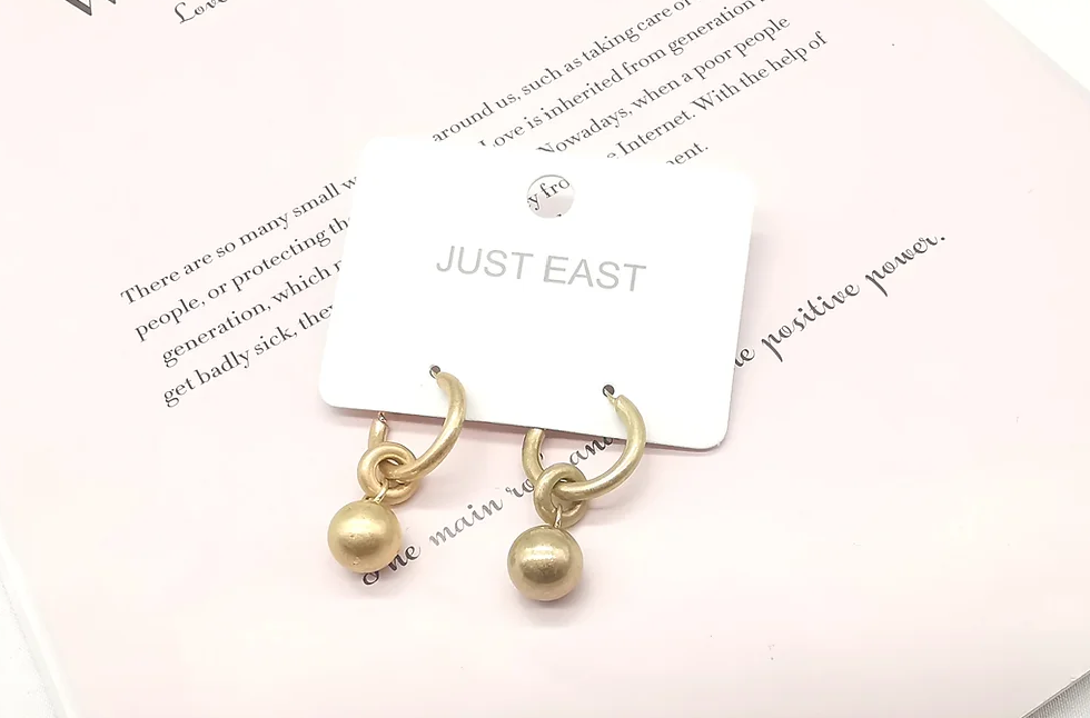 E01212 GOLD EARRINGS