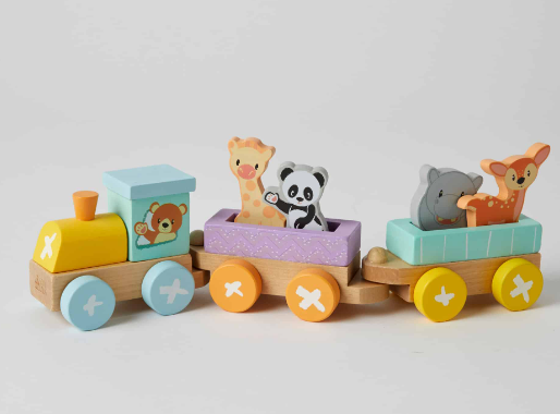 NAWT705 WOODEN TRAIN