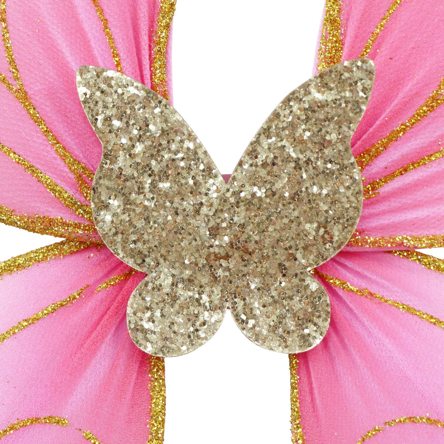 WGO159 PINK GLITTER WINGS