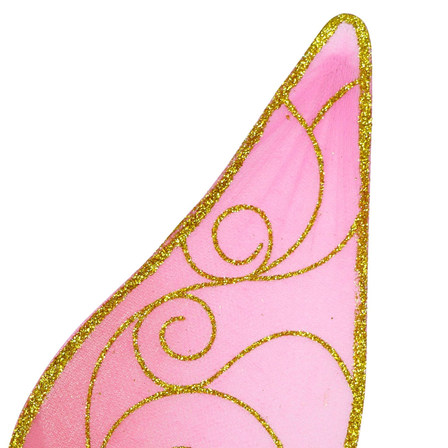 WGO159 PINK GLITTER WINGS