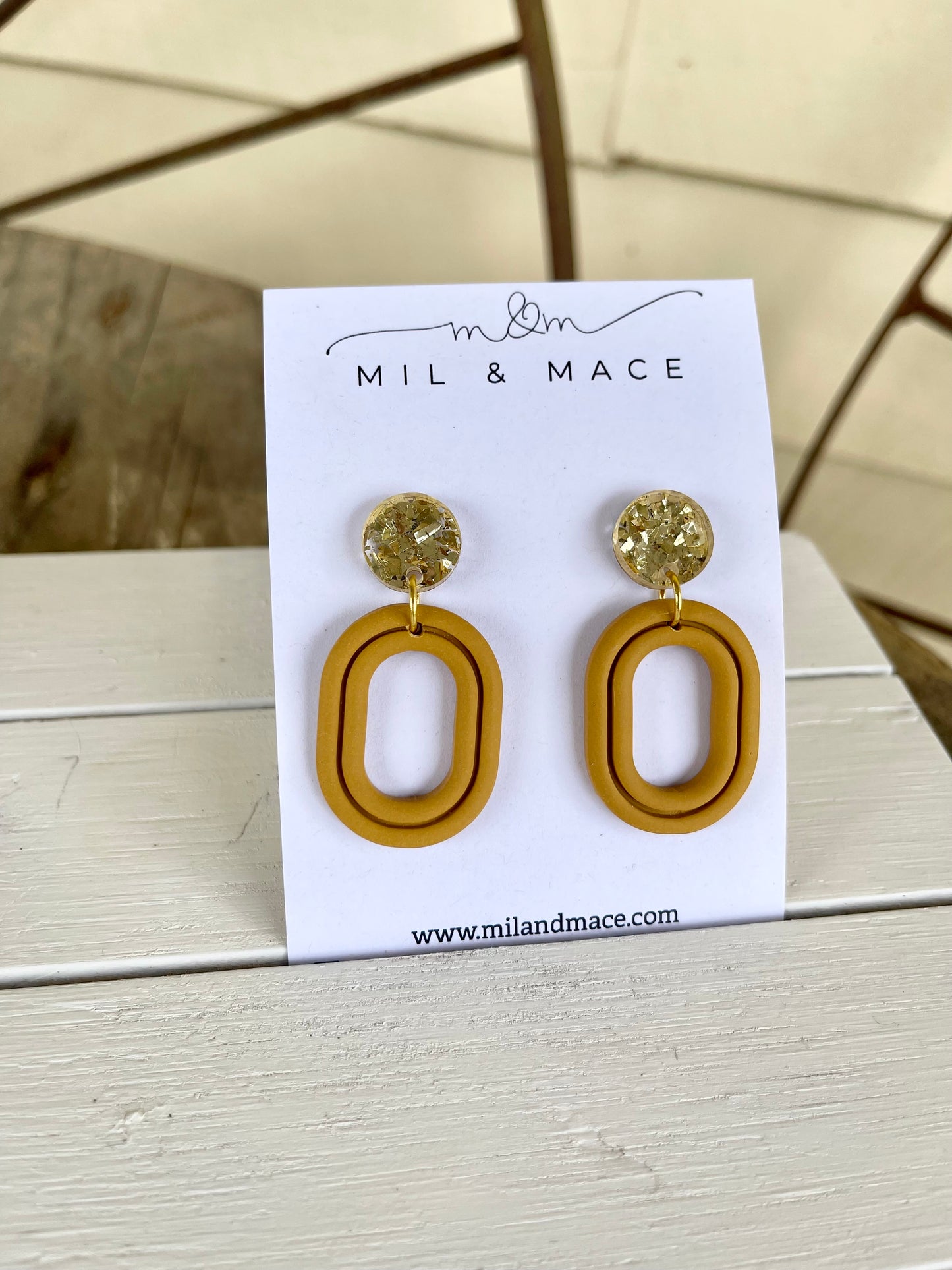 3986CLAY POLYMER CLAY EARRINGS