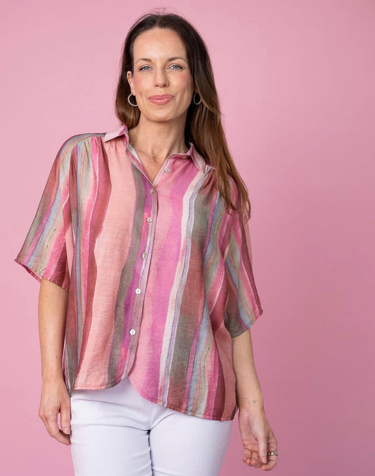 WILLOW TREE STRIPES BLOUSE