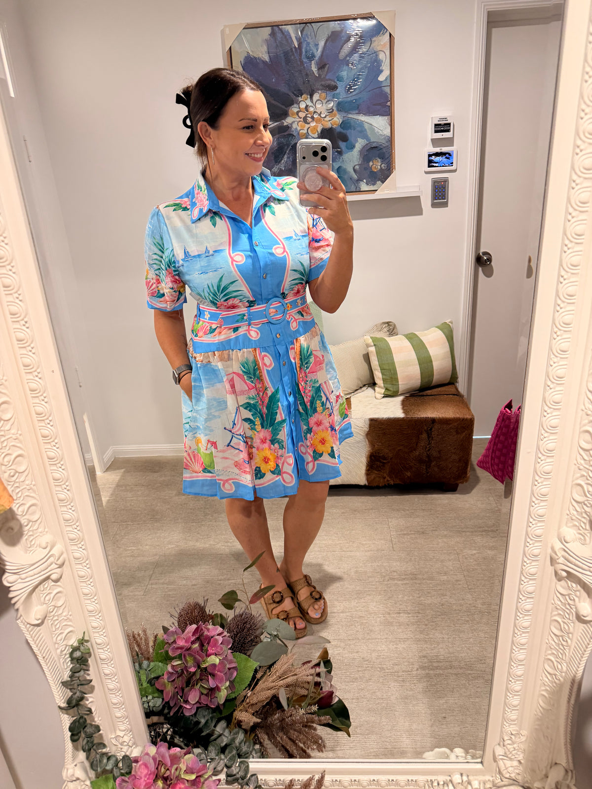 LORRAINE PALMS DRESS
