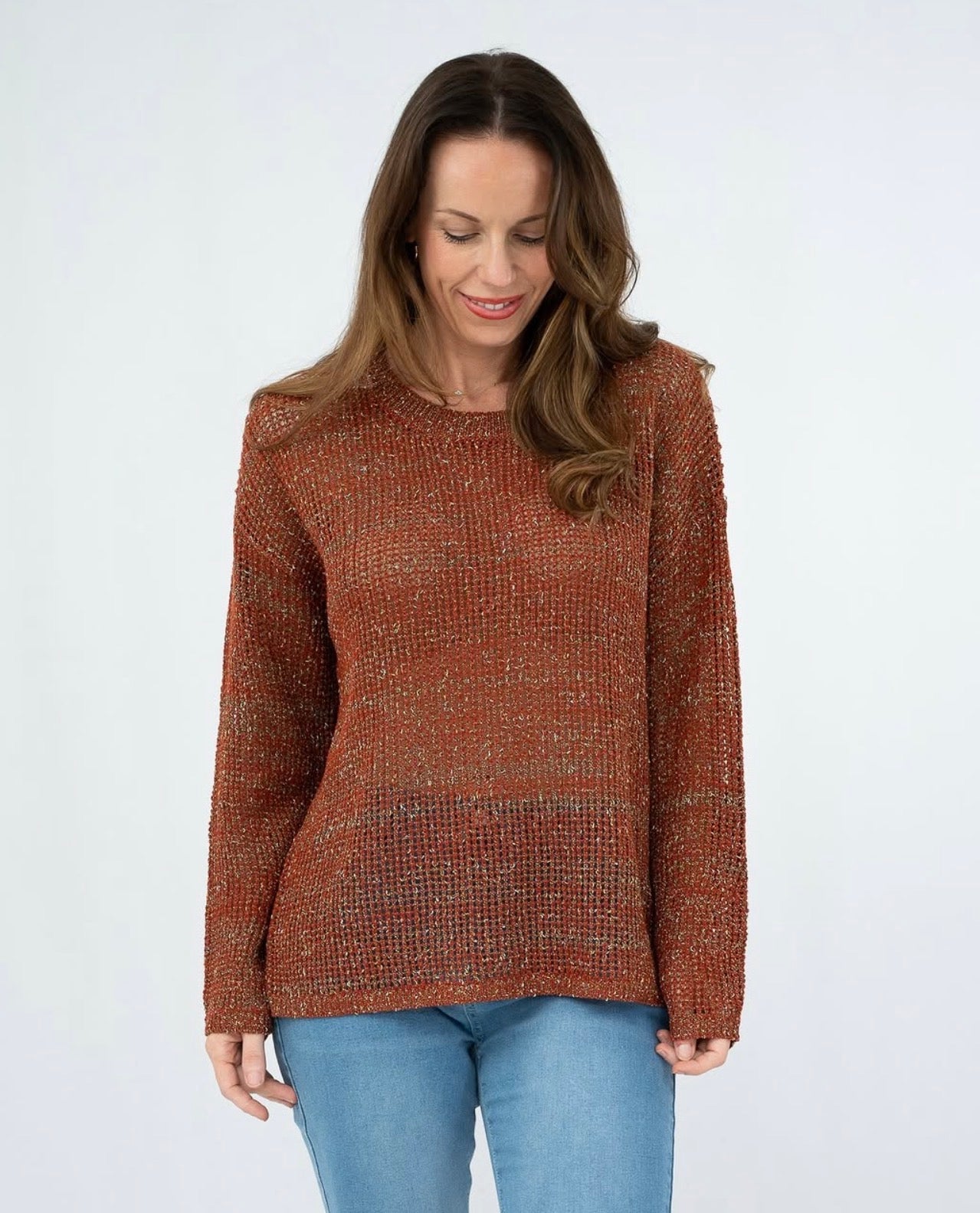 GLITZ KNIT TAN