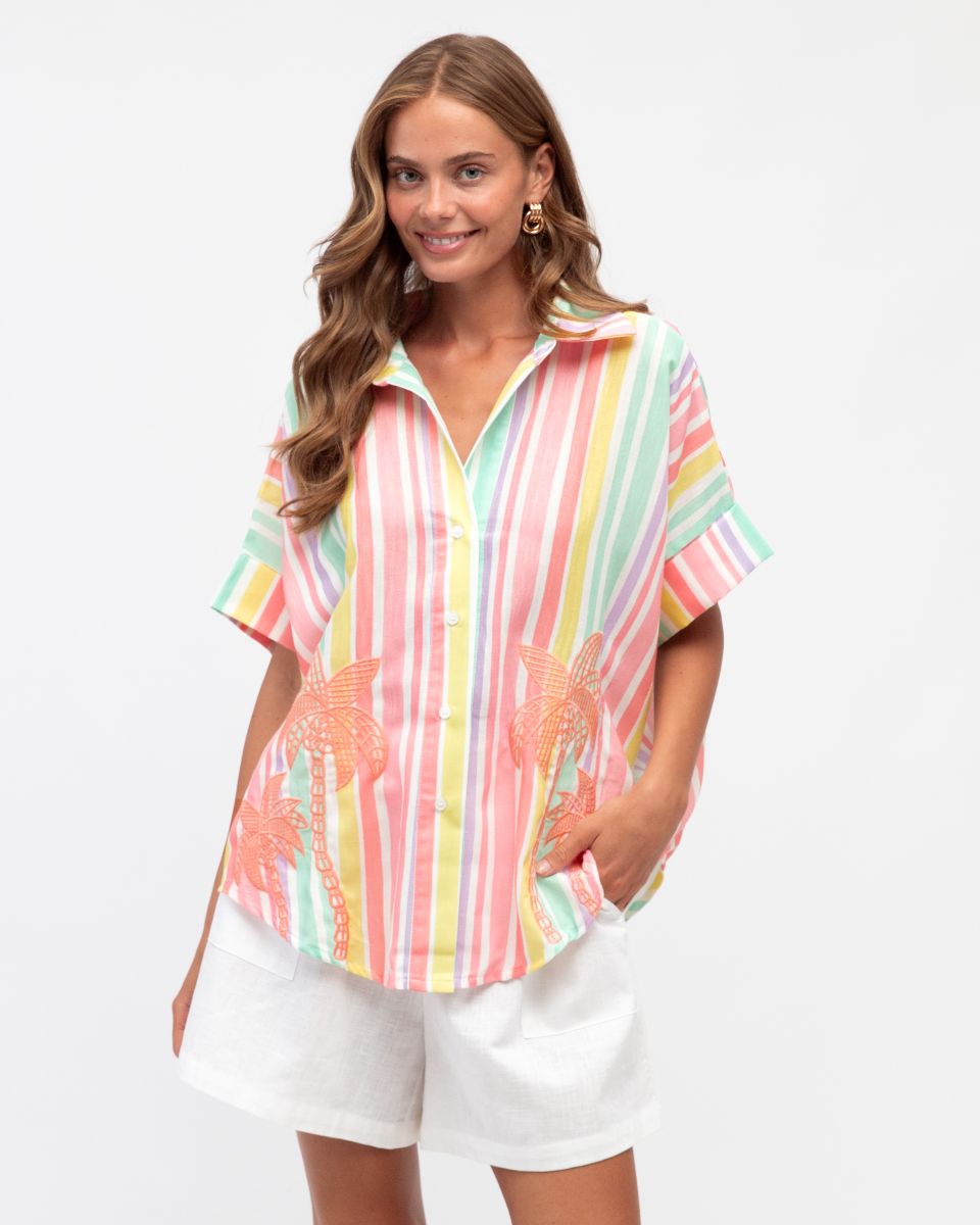 LABEL OF LOVE PALM SHIRT