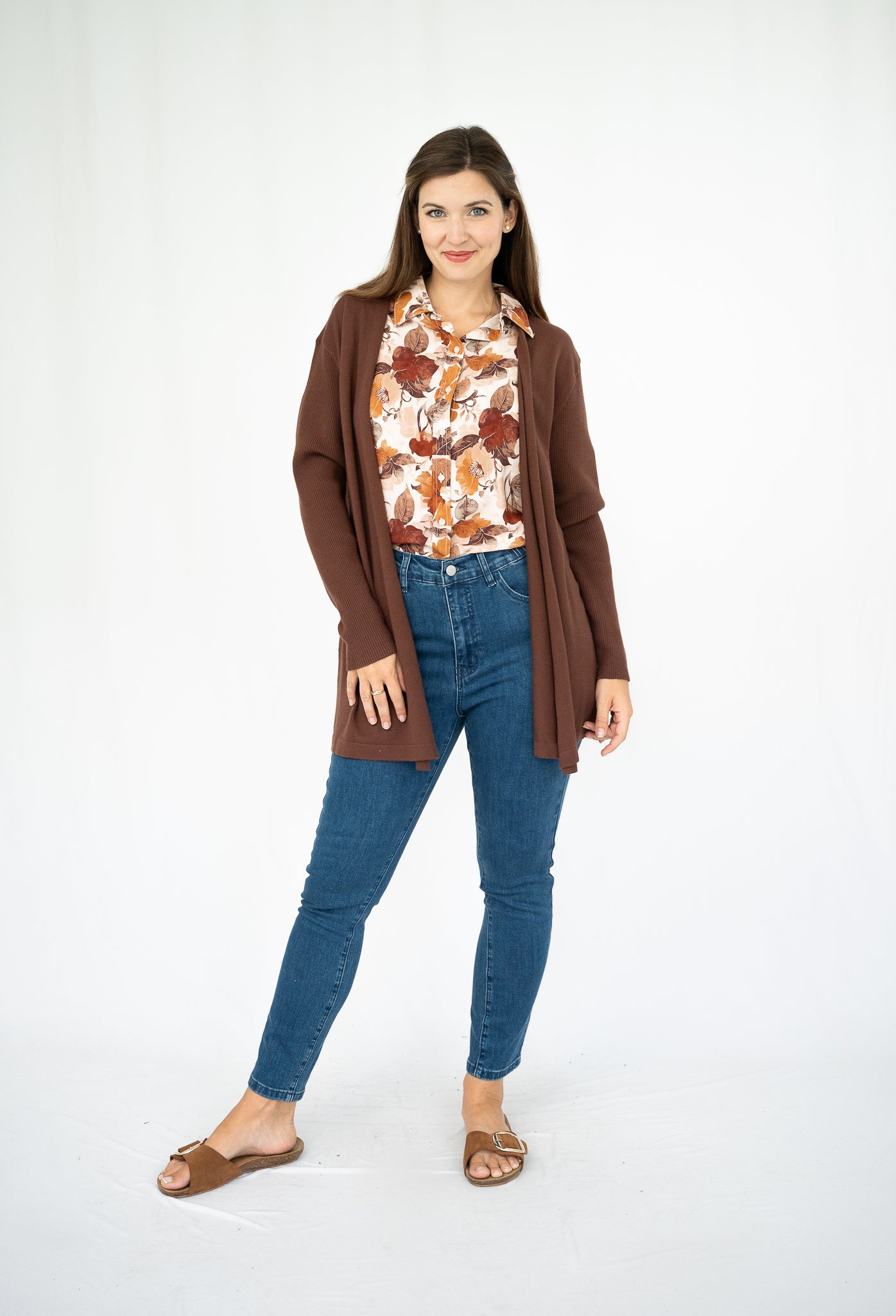MISSY Q CARDI CHOCOLATE