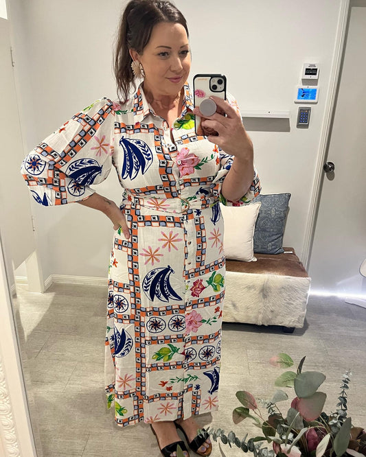 WHITE CLOSET BETINA DRESS