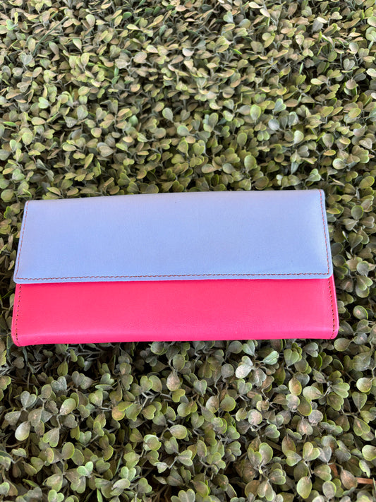 COLOUR DROP LEATHER PURSE