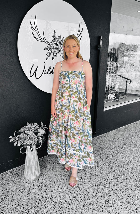 LARA DRESS TROPICAL LUXE