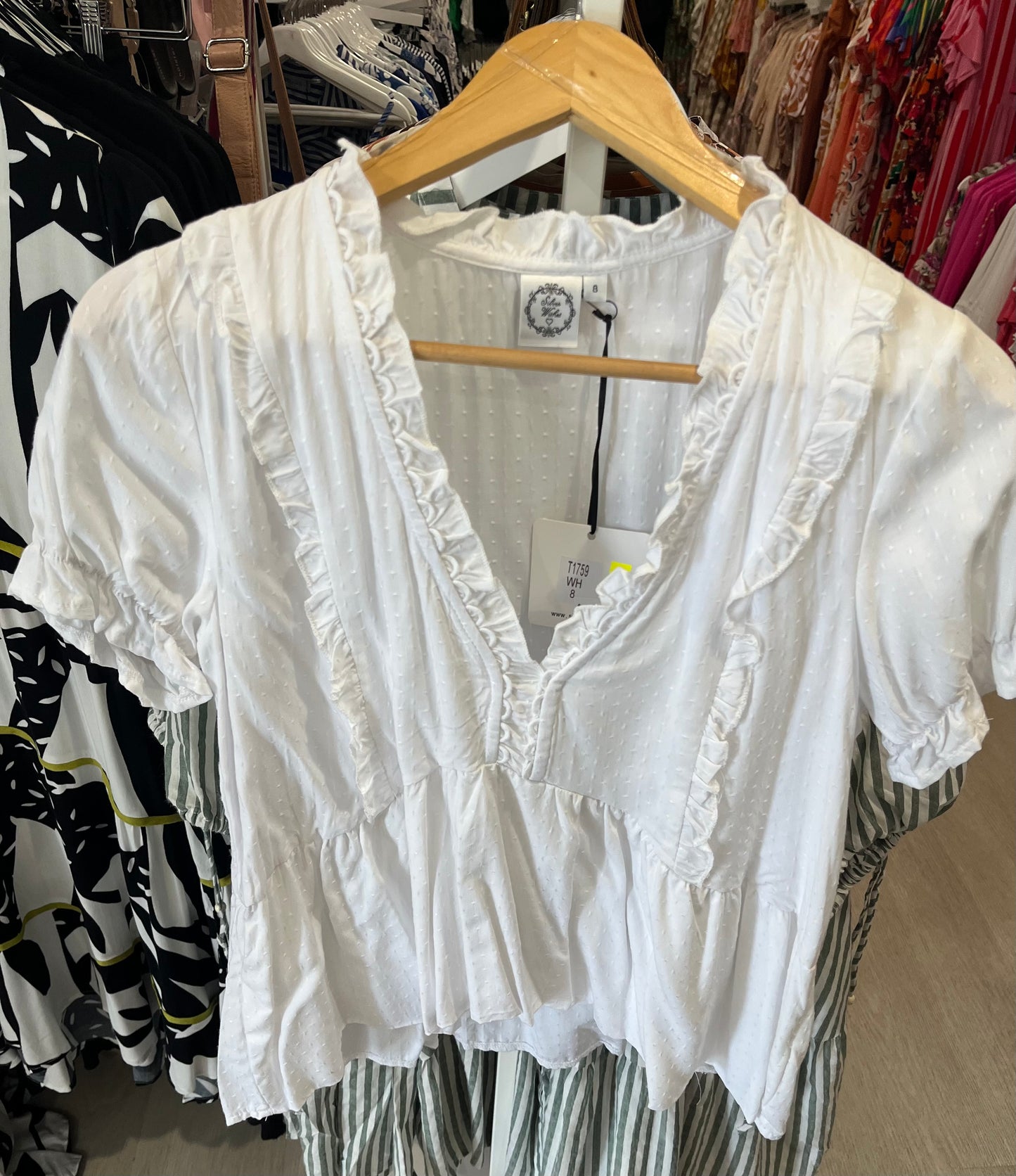 T1759 VUITTON TOP WHITE