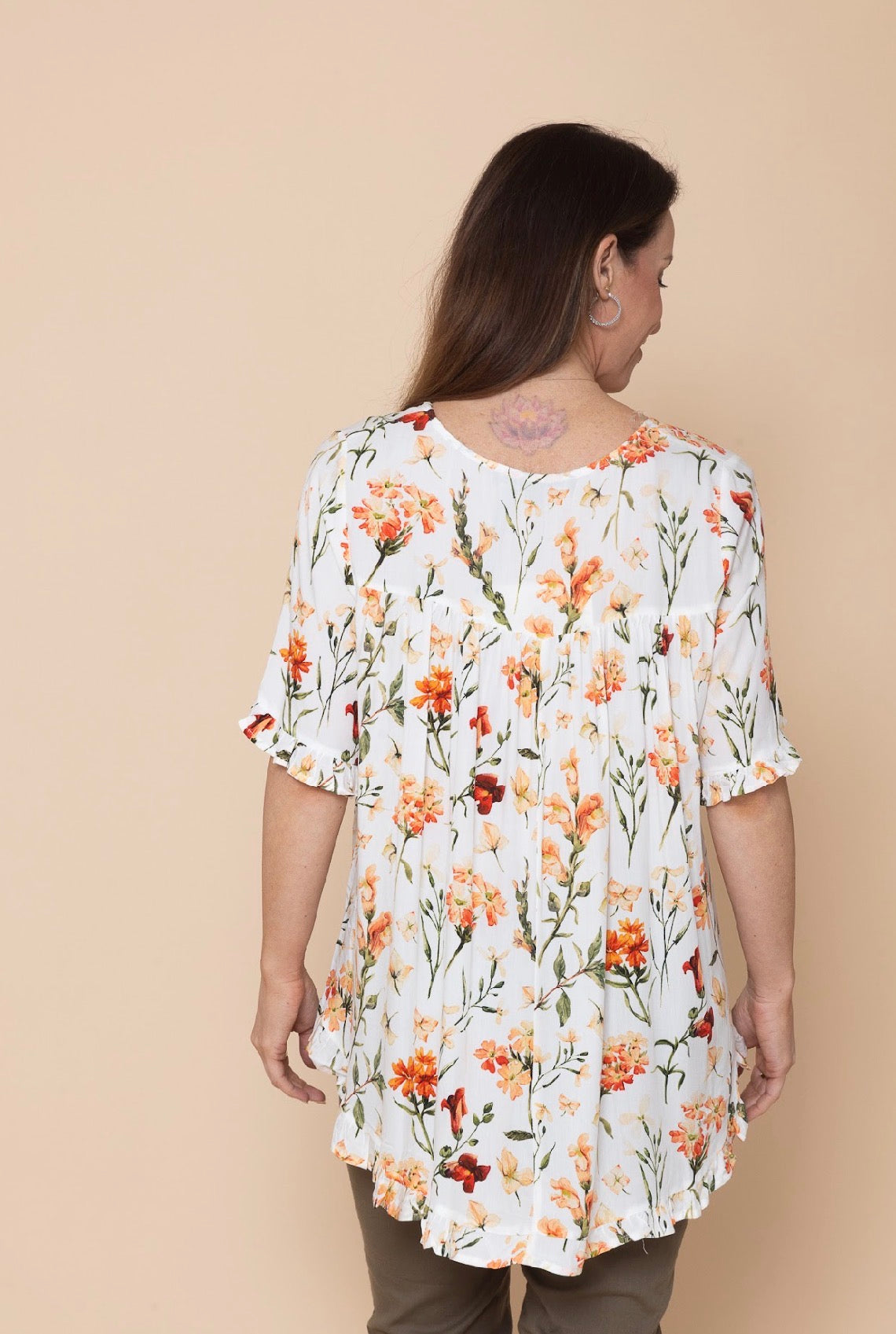WILLOW TREE VEN BLOUSE WHITE