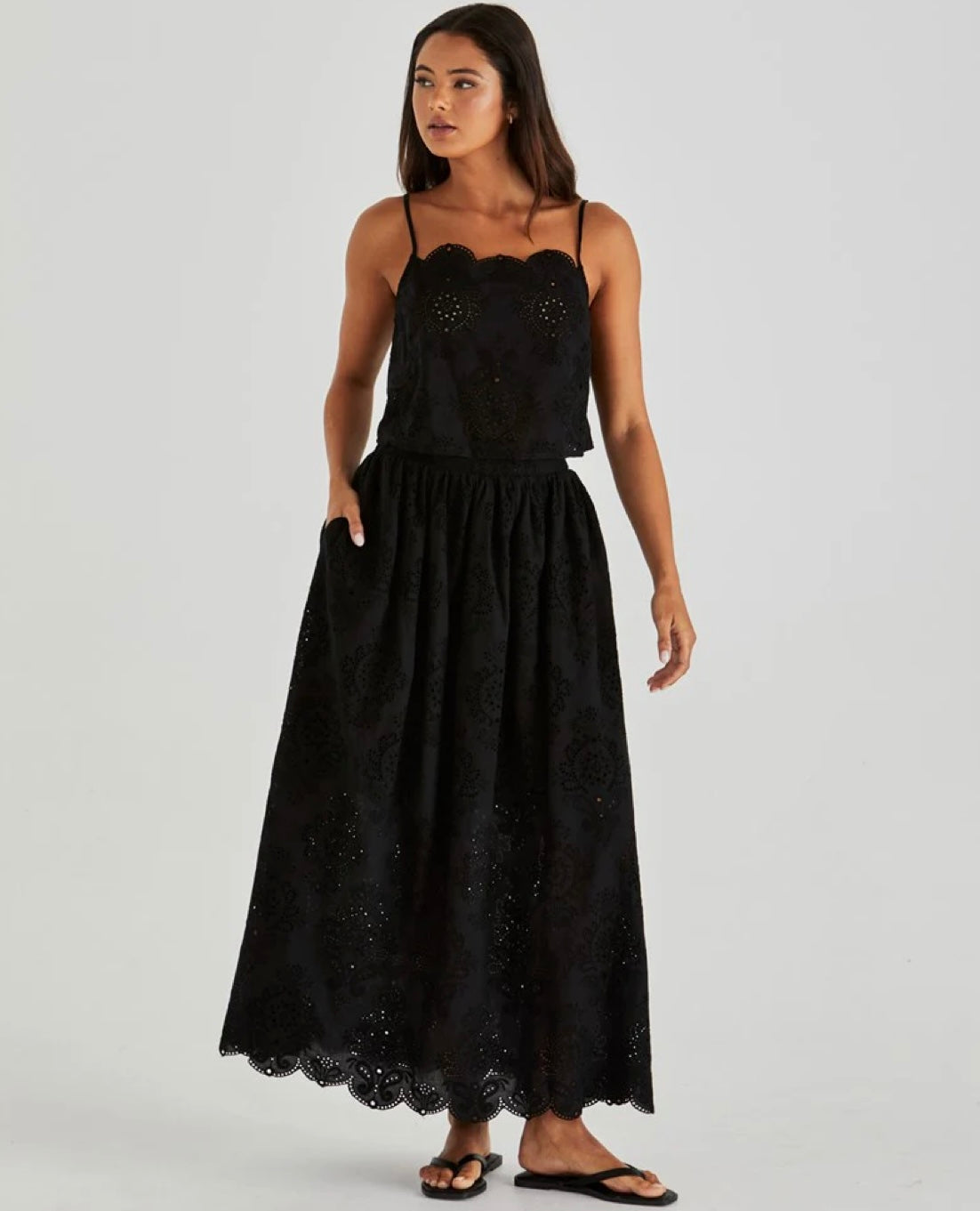 SASS ANI FULL SKIRT BLACK