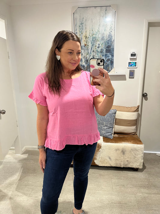 LABEL OF LOVE DUAL TOP PINK