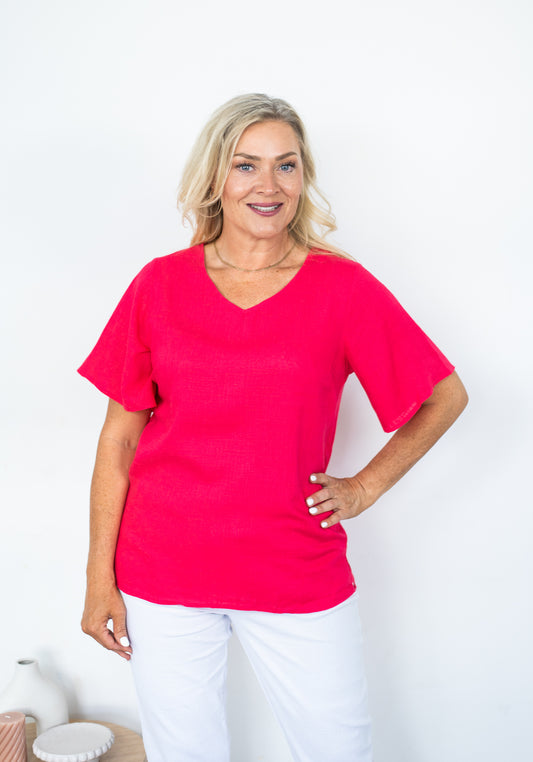 BERY BELLE BLOUSE MELON
