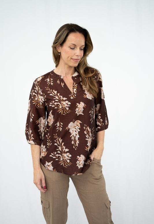 WILLOW TREE FLORAL BLOUSE