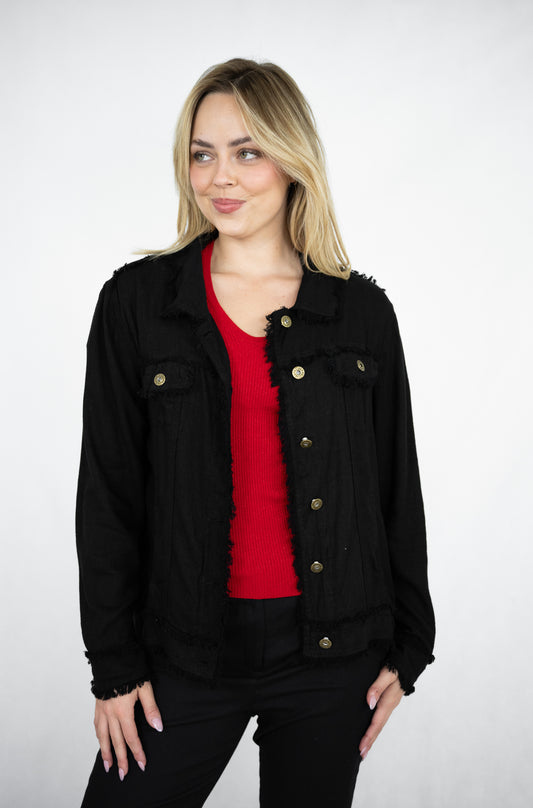 JOLIE SAULE JACKET BLACK