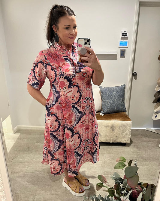 EDRAS MIDI SHIRT DRESS