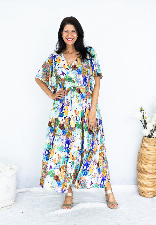 GINGER PRINT MAXI DRESS