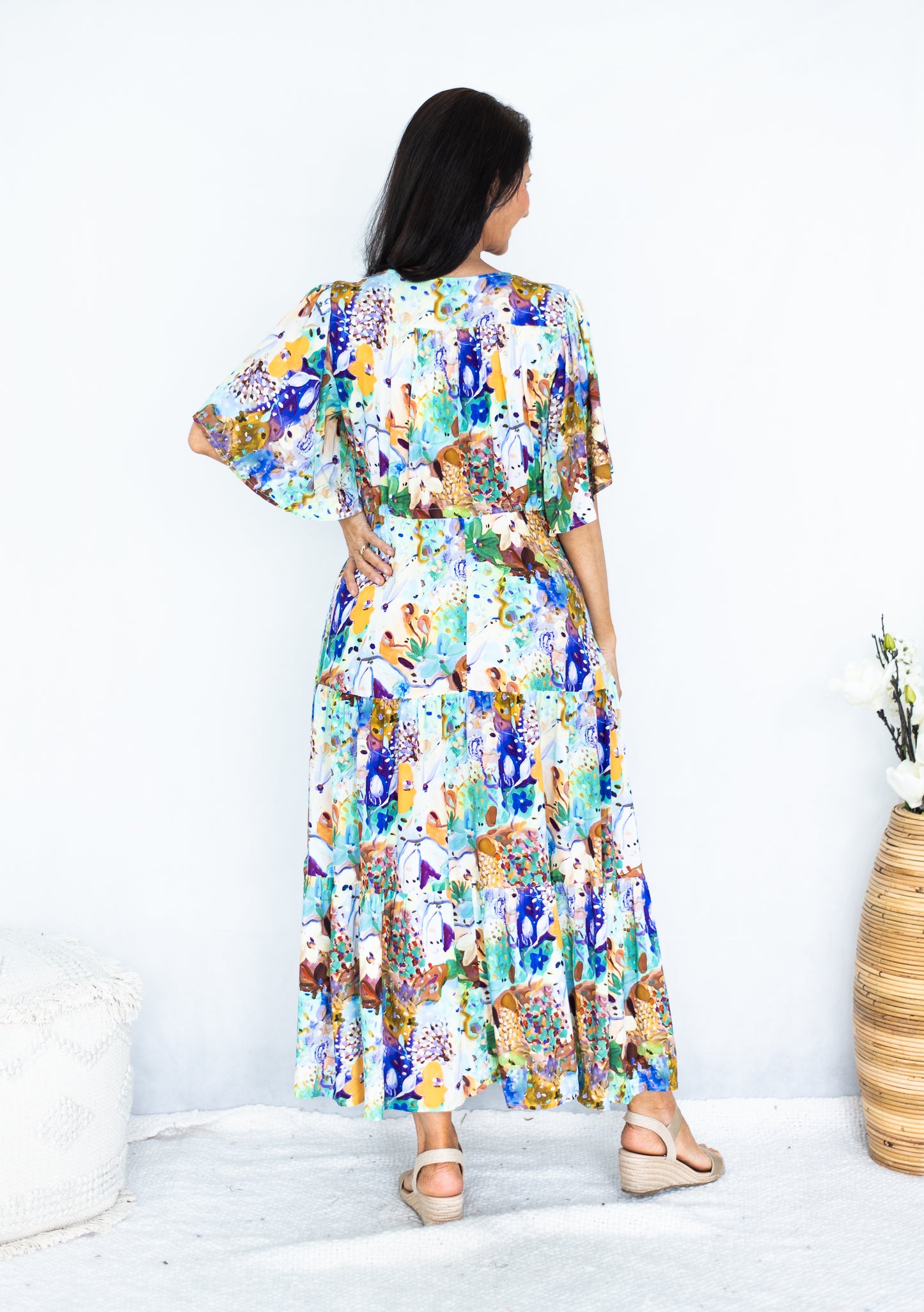 GINGER PRINT MAXI DRESS