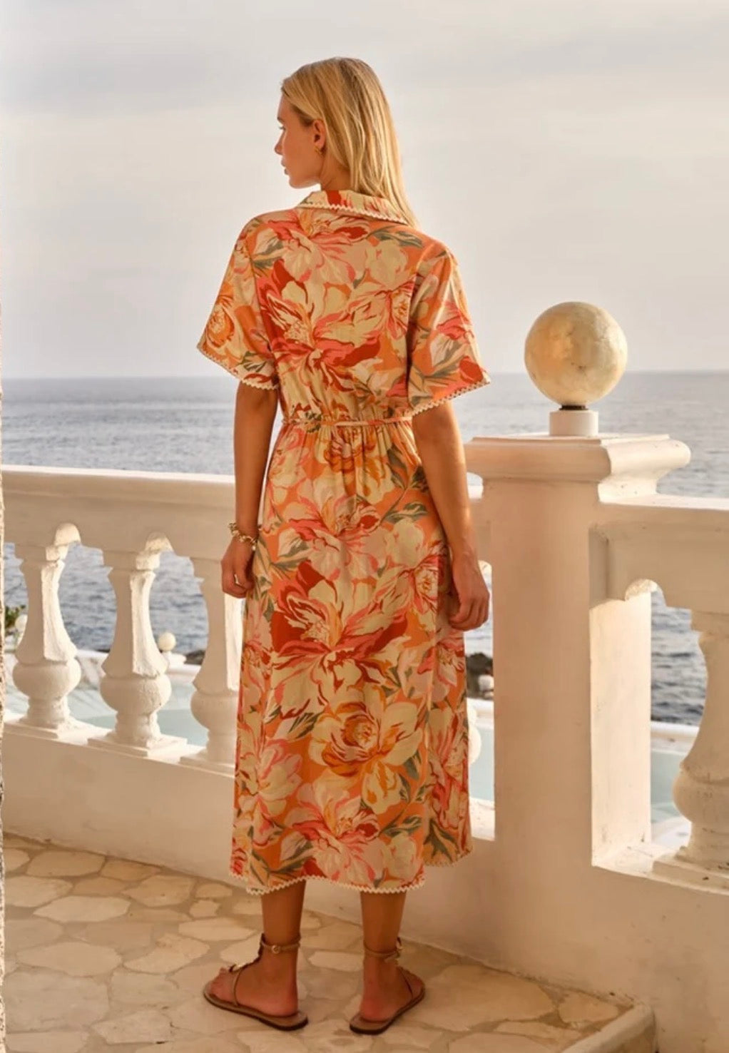 FATE & BECKER ELODIE MIDI SHIRT DRESS