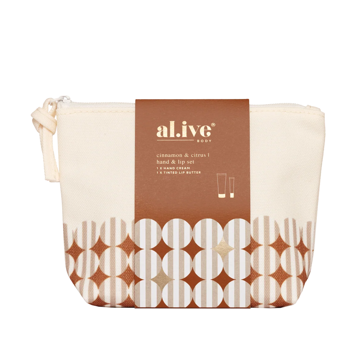 AL.IVE HAND & LIP SET CINNAMON & CITRUS