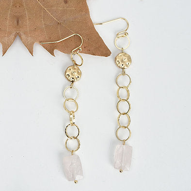 E01451 GOLDEN CHAIN EARRINGS
