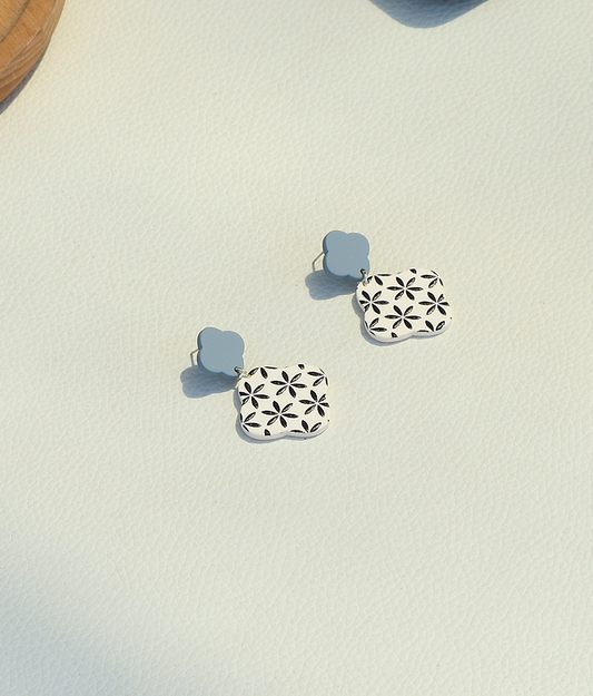 E01569 HAMPTON CLAY EARRINGS