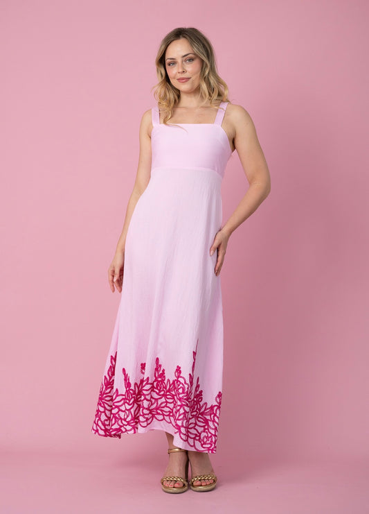 FRIA PINKS MAXI DRESS