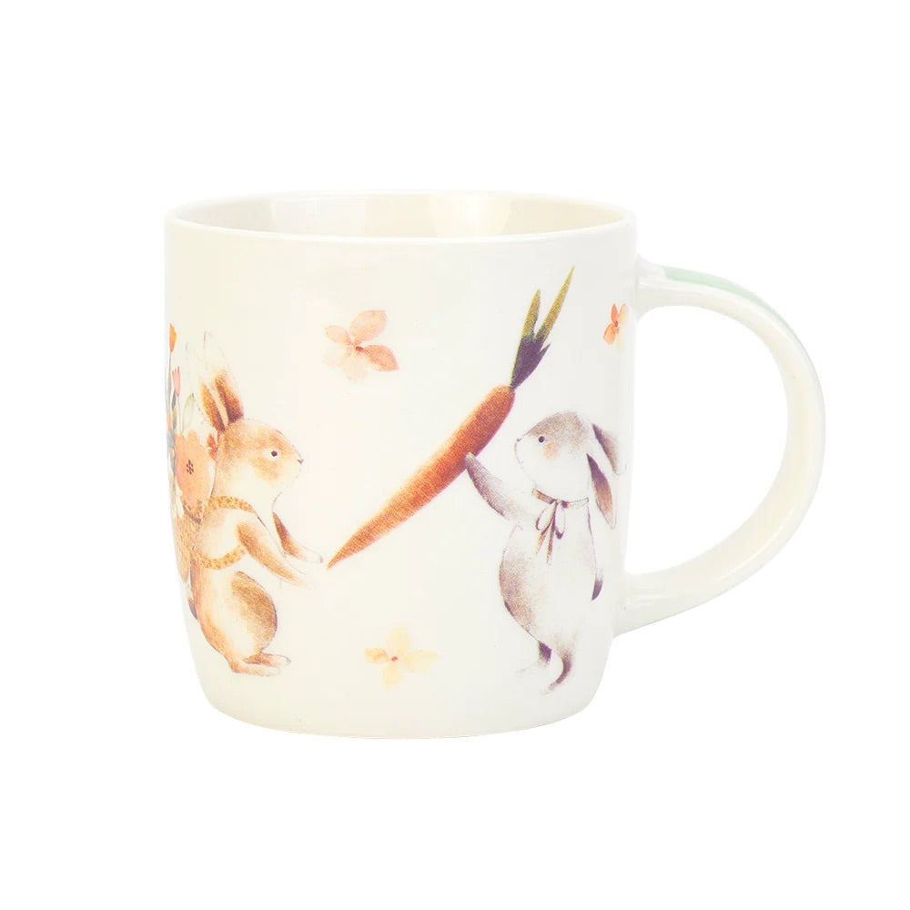 CERAMIC BUNNY MUG FRIENDSHIP