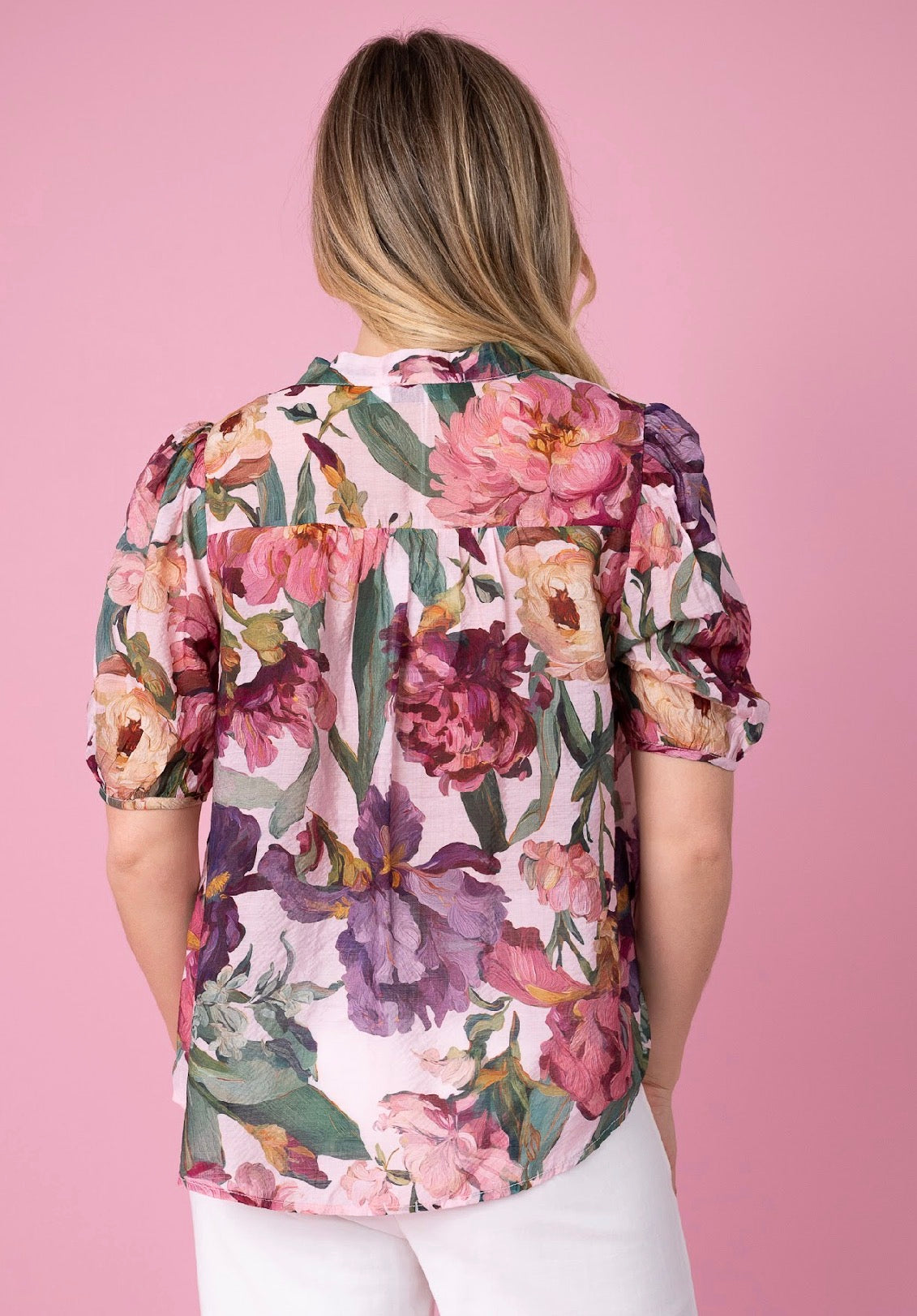 FRIA SELMA FLORAL BLOUSE