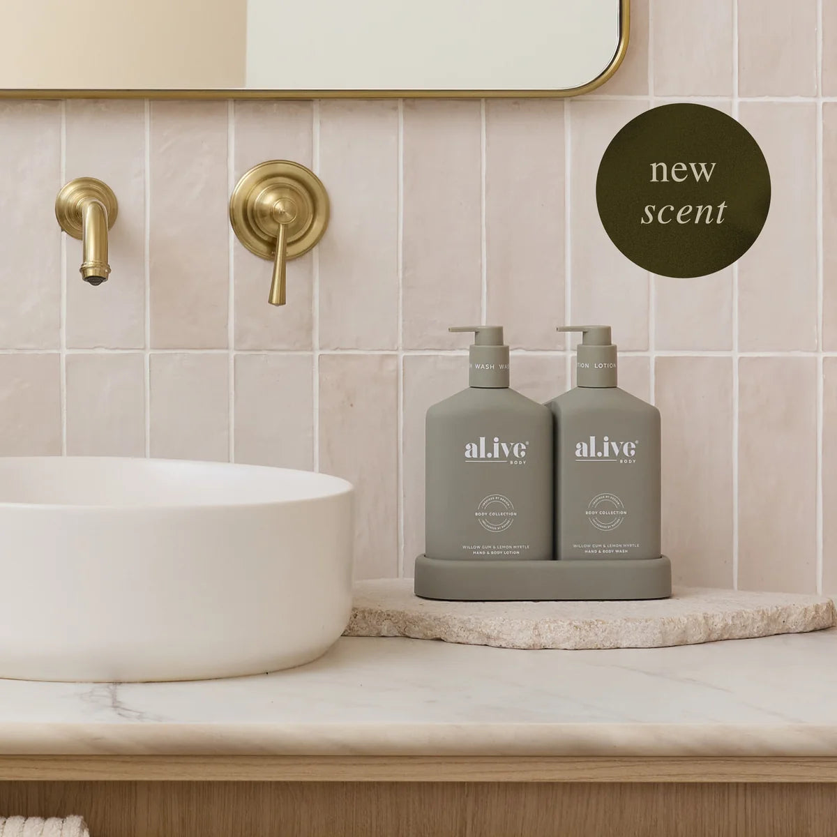 AL.IVE WASH & LOTION DUO WILLOW GUM & LEMON MYRTLE