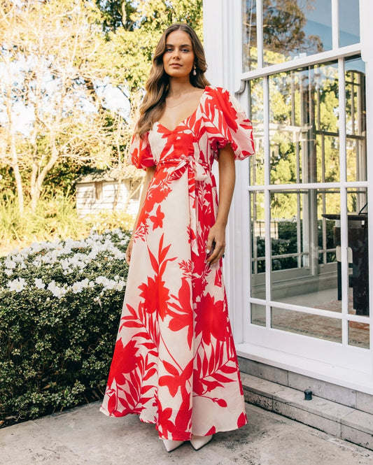 ZANTHE FLORAL MAXI DRESS