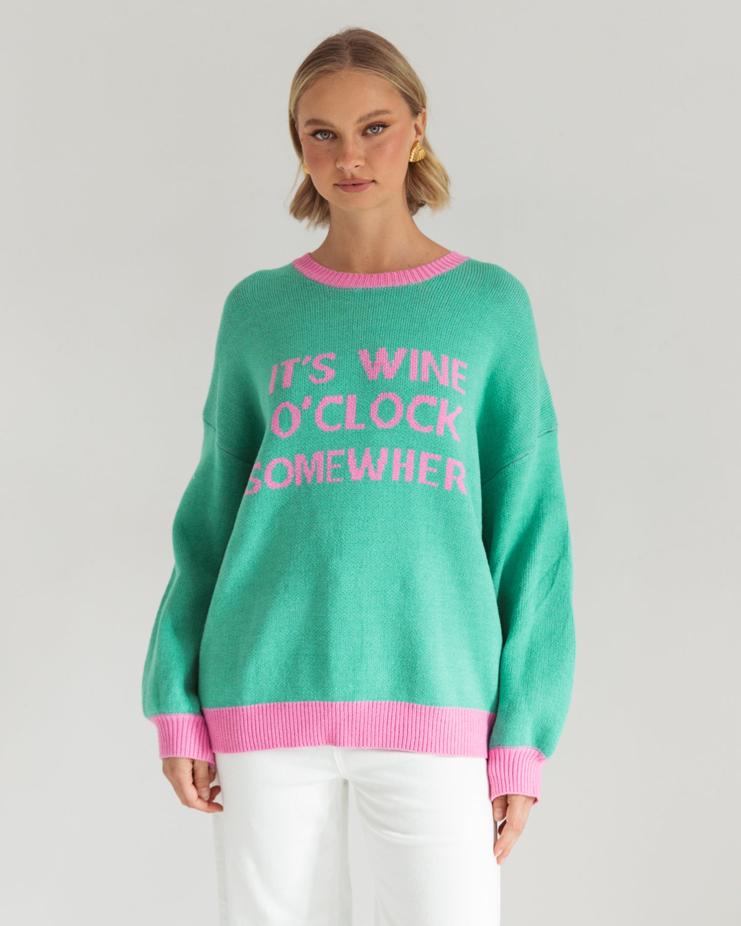 PAPERHEART ITS WINE O CLOCK KNIT
