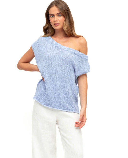 WHITE CLOSET CELINE KNIT TOP