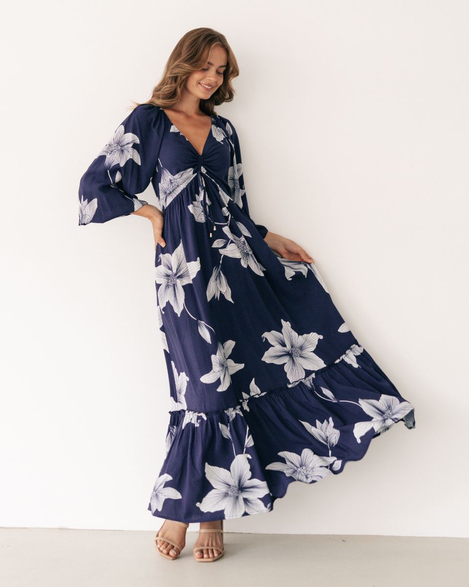 LABEL OF LOVE MIDNIGHT LILY MAXI DRESS