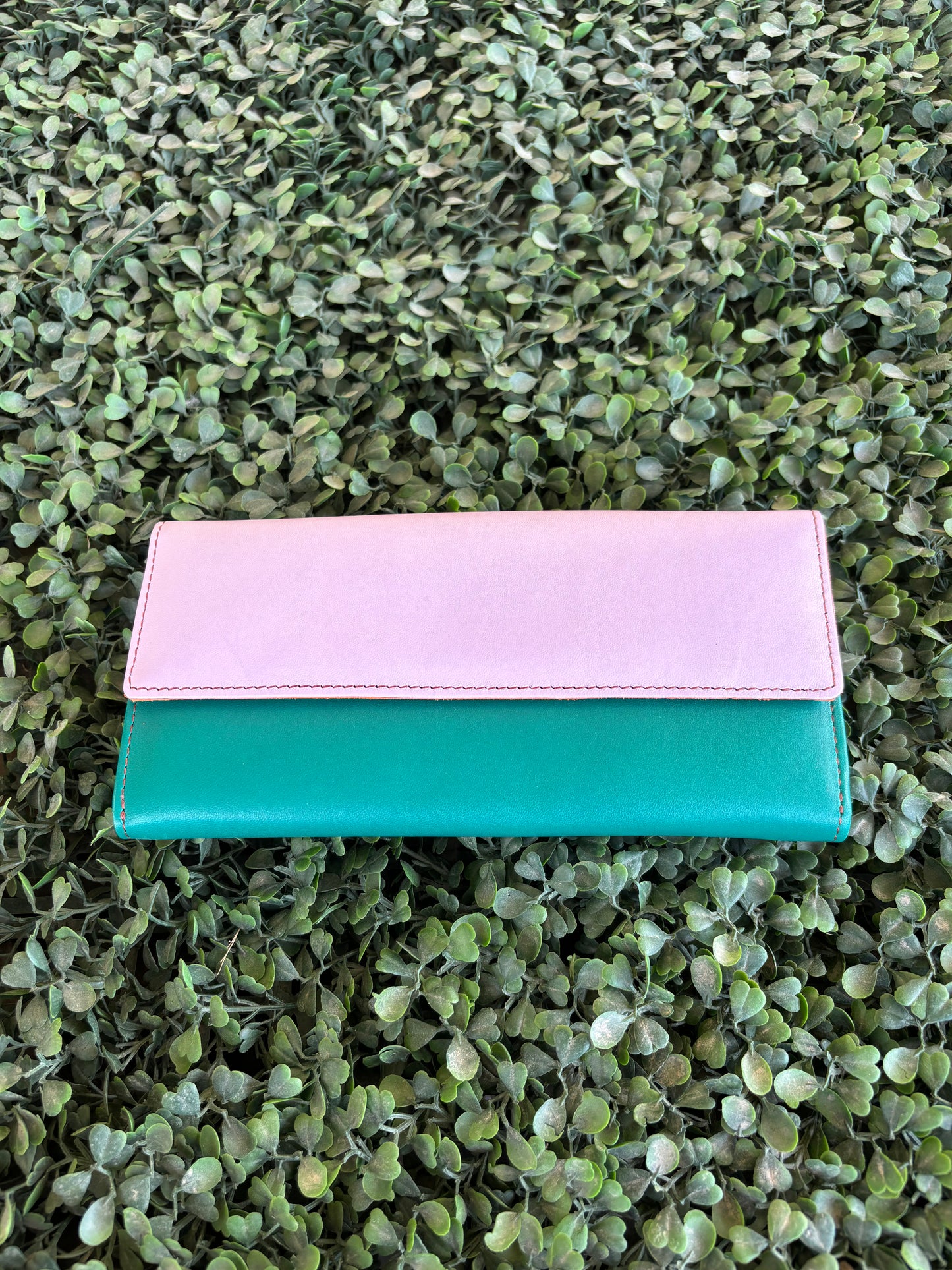 COLOUR DROP LEATHER PURSE