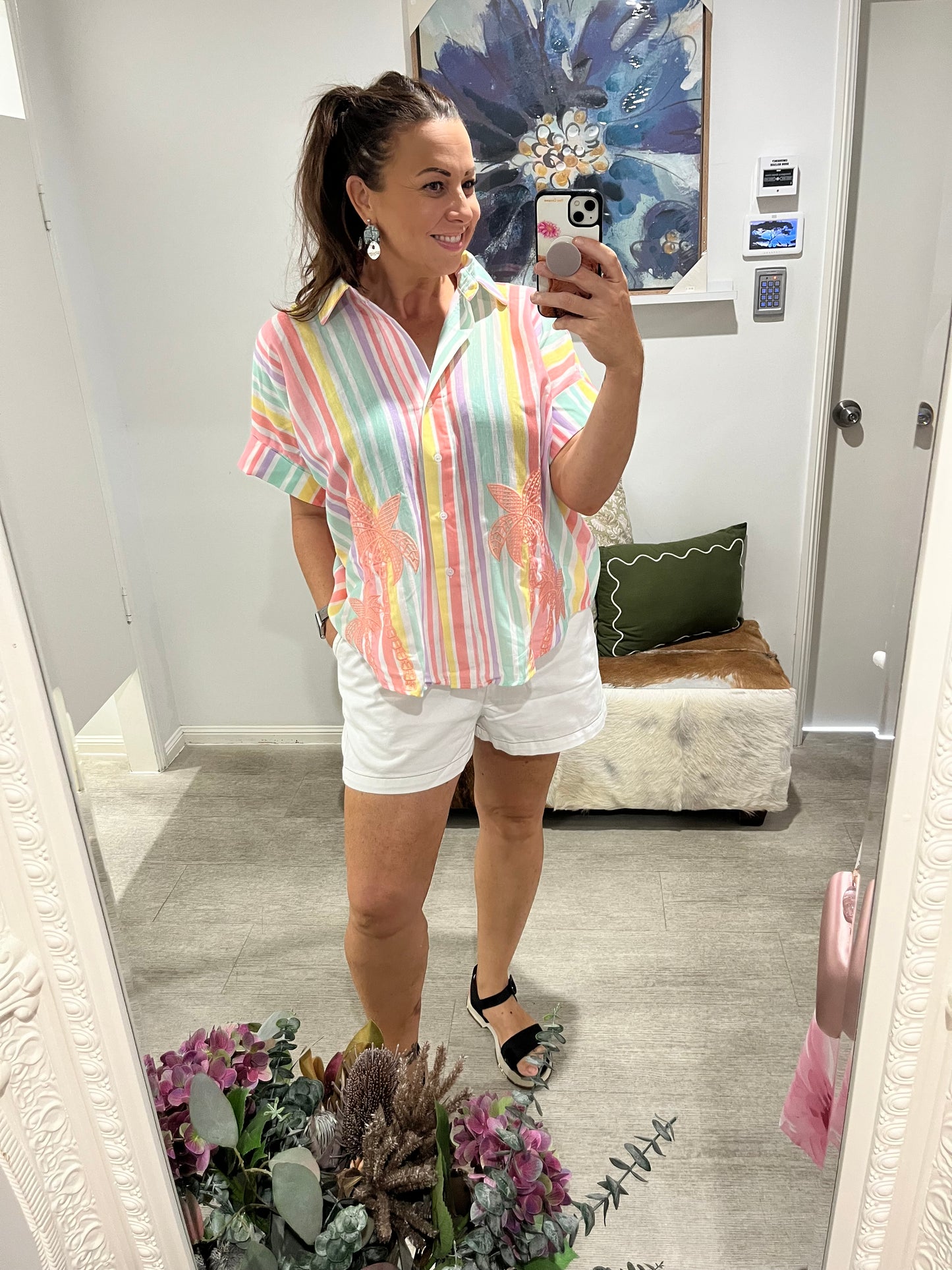 LABEL OF LOVE PALM SHIRT