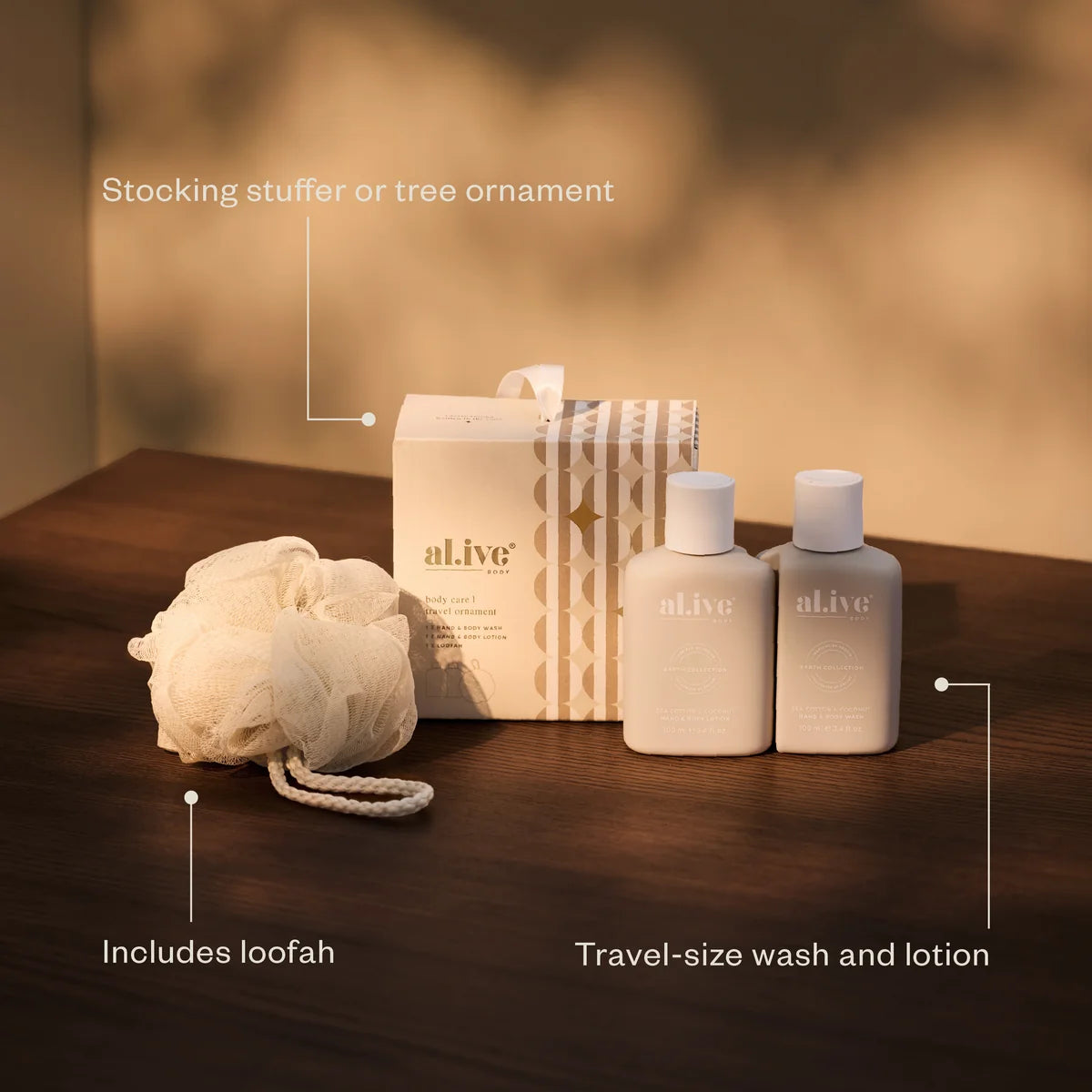 AL.IVE BODY CARE TRAVEL ORNAMENT SEA COTTON & COCONUT